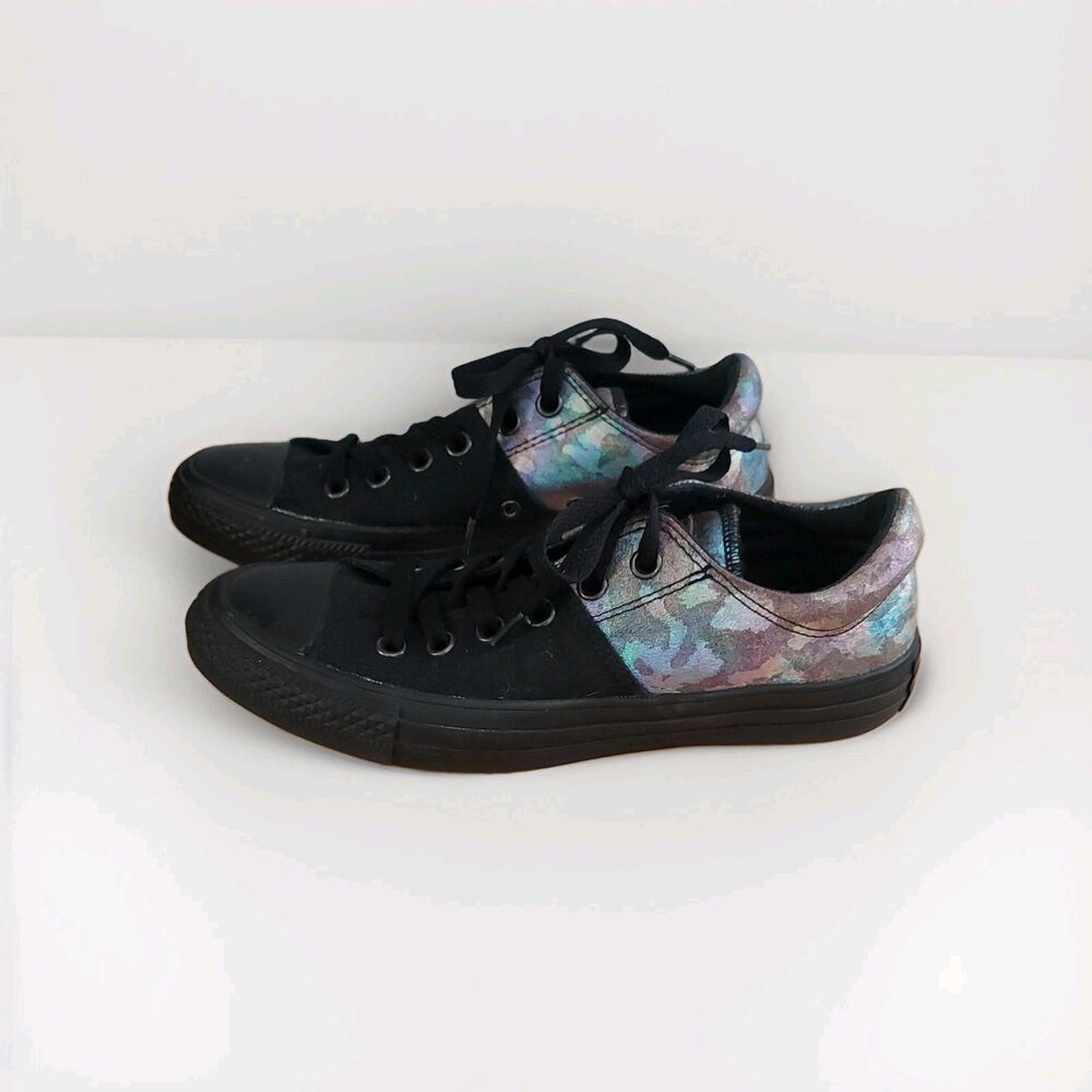 Converse All Star Chuck Taylor Oil Slick Metallic Iridescent Sneakers Women’s 8